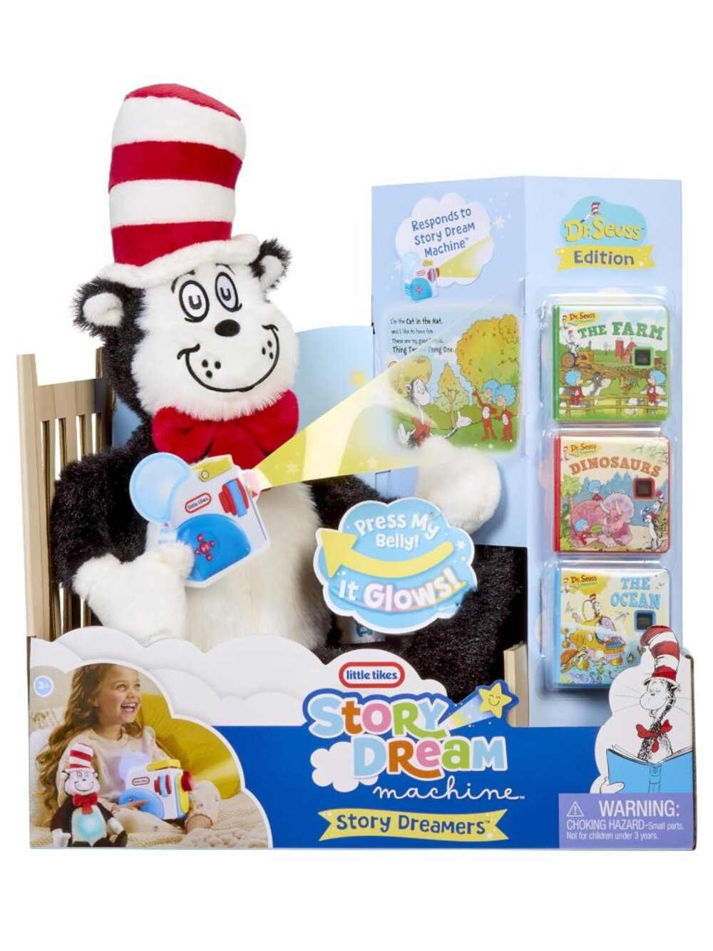 Little Tikes CAT IN THE HAT Story Dream Machine Audio Plush - NEW